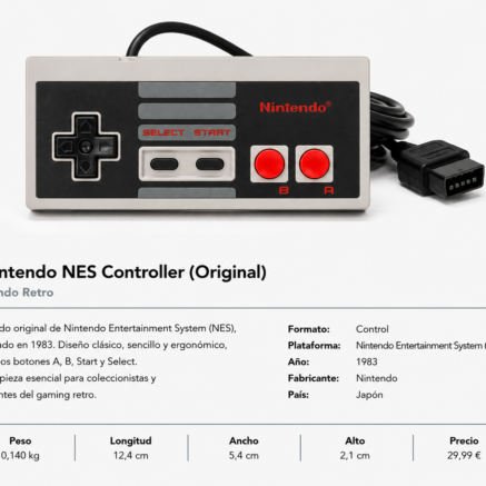 Nintendo NES Controller Retro (Original)