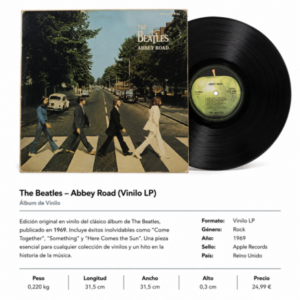 The Beatles – Abbey Road (Vinilo LP)