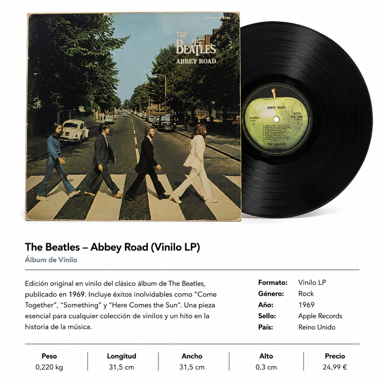 The Beatles – Abbey Road (Vinilo LP)