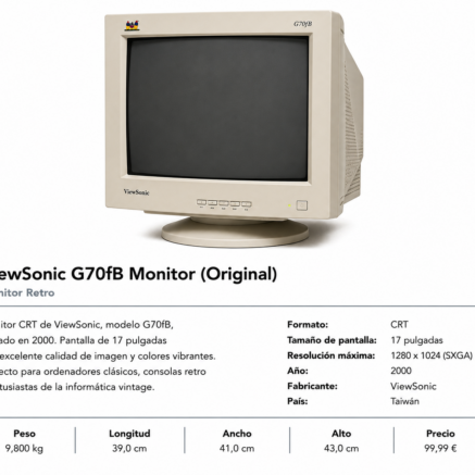 ViewSonic G70fB Monitor Retro (Original)